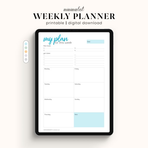 weekly planner