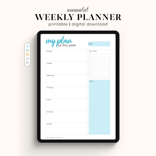 weekly planner