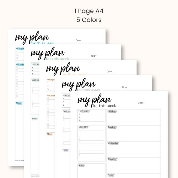 weekly planner