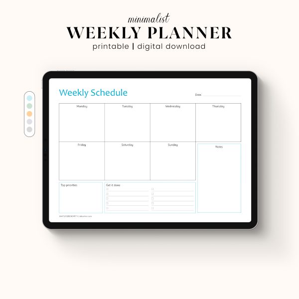 weekly planner