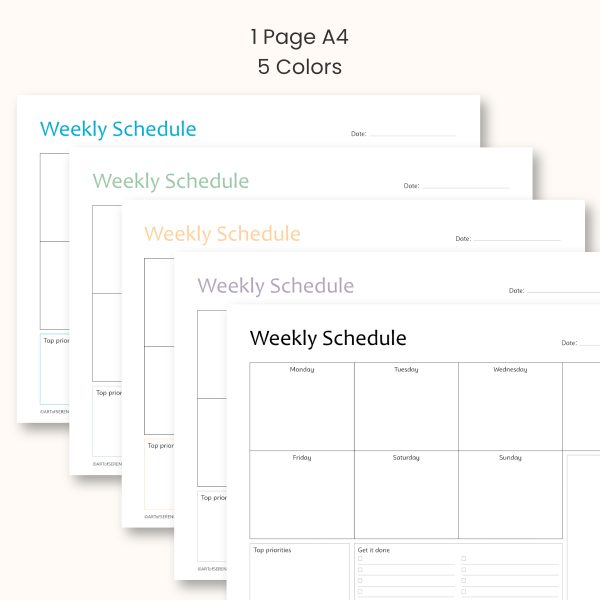 weekly planner